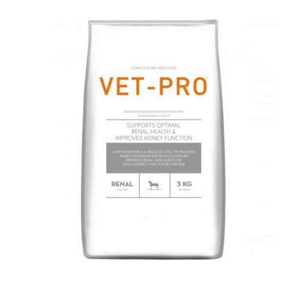 Vet Pro Renal Dog Food Supports Optimal Renal Health & Improves Kidney Function 3kg Ingredients