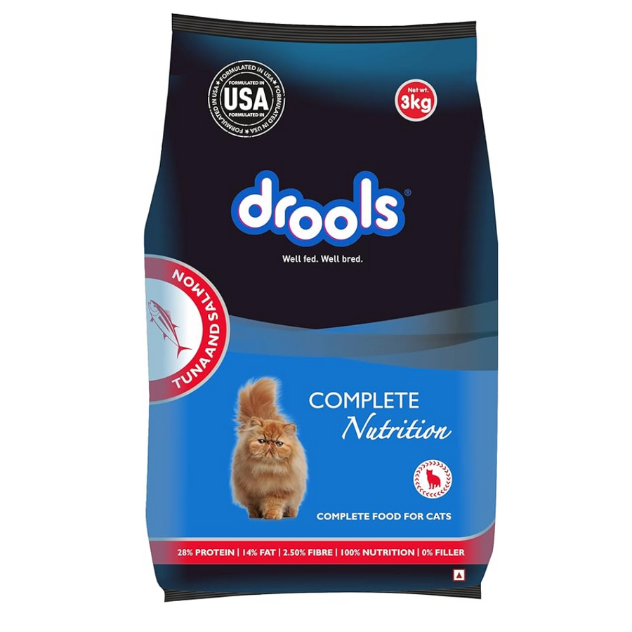 Drools Cat Adult Dry Cat Dry Food Tuna and Salmon Flavour