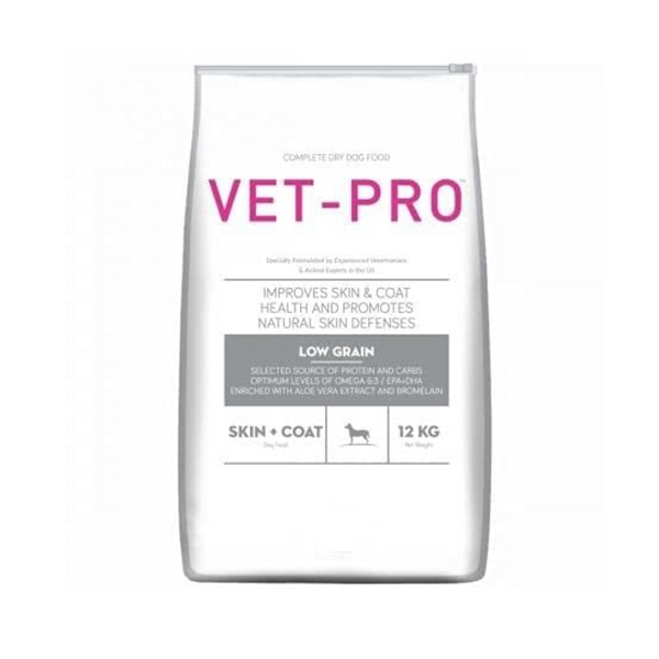 Vet Pro Skin Coat Dry Dog Food 12Kg - All Life Stages, Chicken Flavor Ingredients