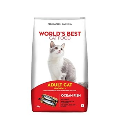 World's Best Adult Cat Food Ocean Fish - 1.2kg