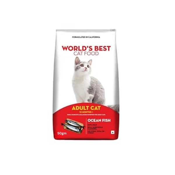 World's Best Adult Cat Food Ocean Fish 50g (Pack of 30) Ingredients
