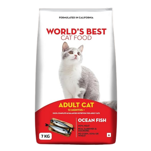 World's Best Adult Cat Food Ocean Fish - 7kg