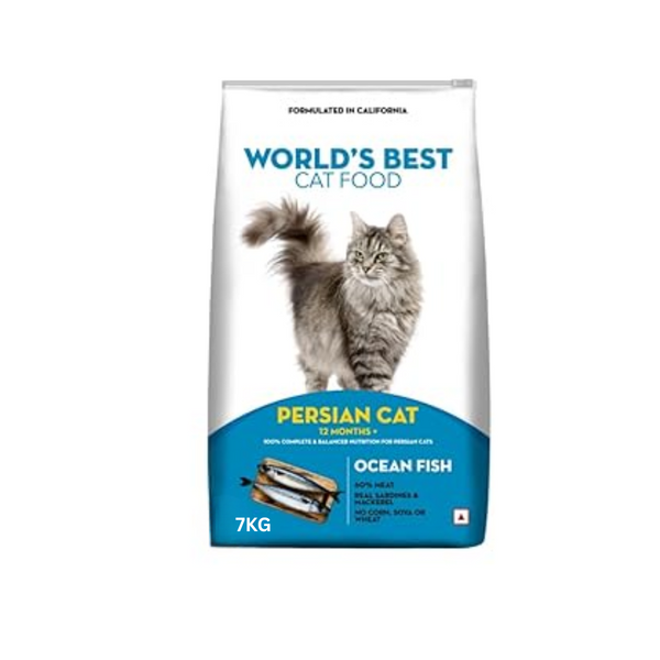 World's Best Ocean Fish Persian Cat Dry Food, 7Kg Ingredients