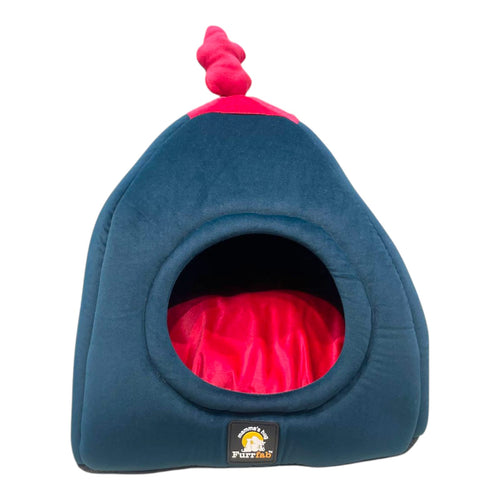 Furrfab Cristmas Cat House Green