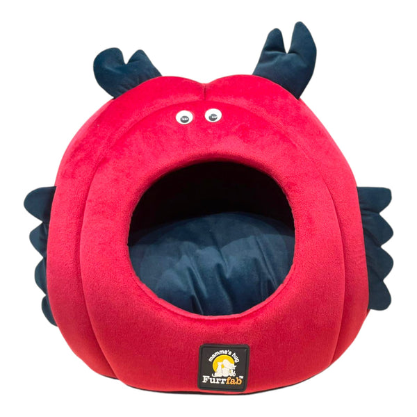Furrfab Crab Shape Red Cat House Ingredients