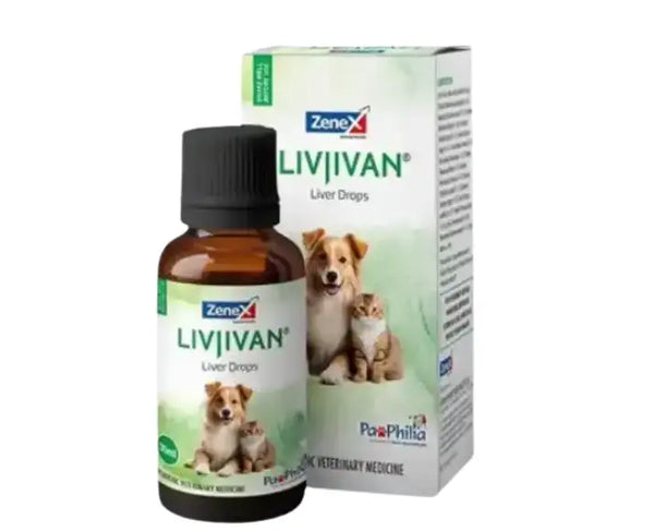 Zenex Livjivan Herbal Liver Tonic Drops for Dogs , 30 ML Ingredients