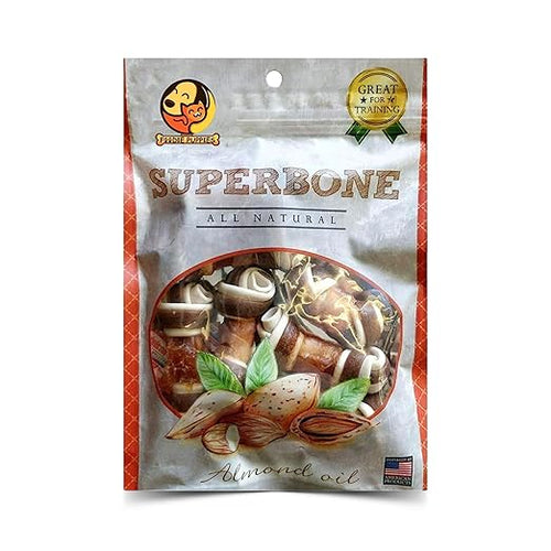 Superbone Knotted Almond Oil Dog Treats (21 IN 1)