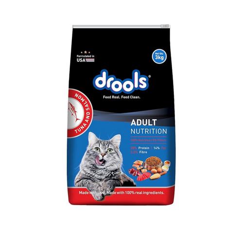 Drools Dry Cat Adult Food Tuna and Salmon - 3kg