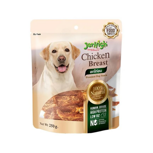 JerHigh KSY Chicken Breast Jerky Dog Treat, Human Grade - 250 g Ingredients