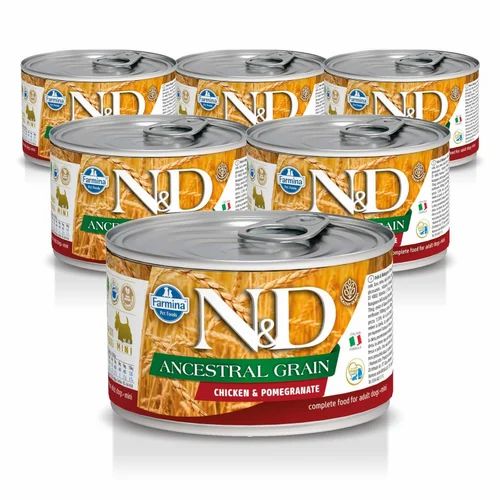 N&D ANCESTRAL Chicken Adult Mini, 140g Wet Dog Food Ingredients