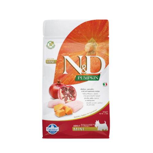 N&D Pumpkin Chicken Adult Mini Dry Dog Food