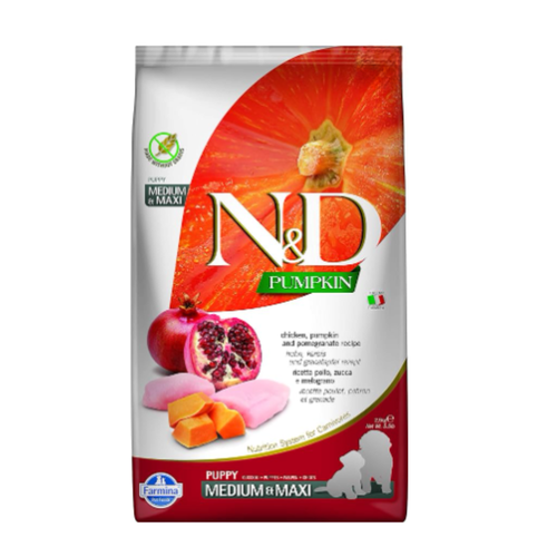 N&D Pumpkin Chicken Puppy Medium/Maxi Dry Dog Food
