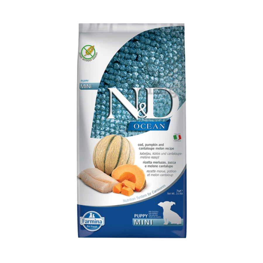 N&D Ocean COD, Pumpkin & Orange Adult Mini (Grain Free) Dry Dog Food