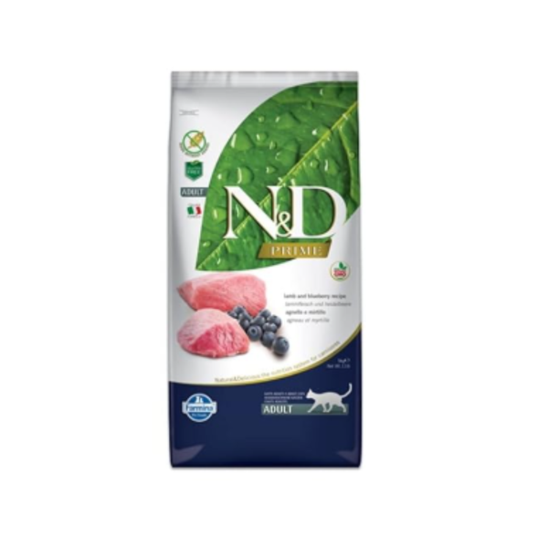 N&D Prime Lamb Adult Dry food for Cats Ingredients
