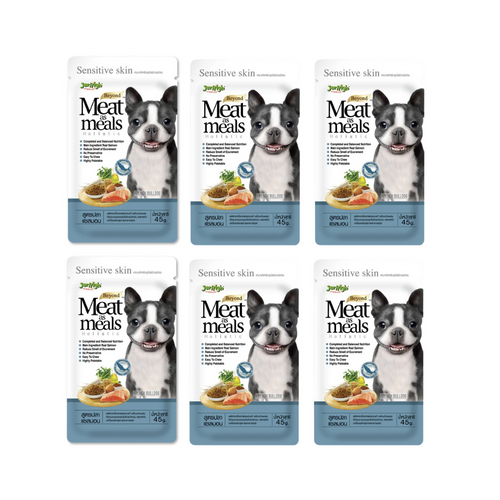 JerHigh Meat as Meal Salmon Recipe, 45g (Pack of 6)