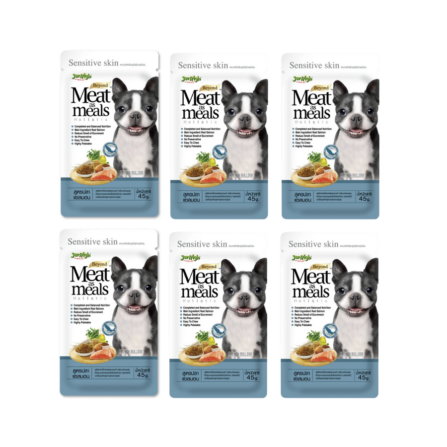 JerHigh Meat as Meal Salmon Recipe, 45g (Pack of 6)