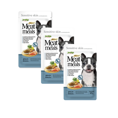 JerHigh Meat as Meal Salmon Recipe, 45g (Pack of 3)