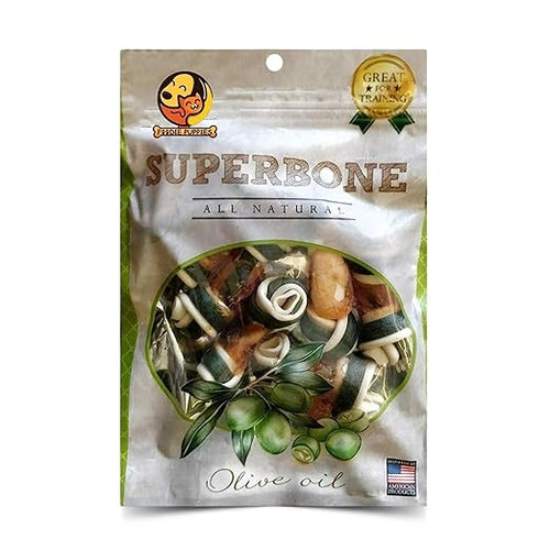 Superbond Knotted Olive Oil Dog Treats (21 IN 1)