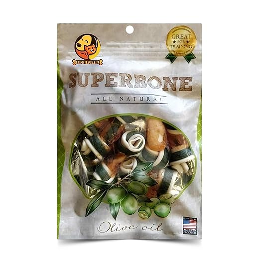 Superbond Knotted Olive Oil Dog Treats (21 IN 1)