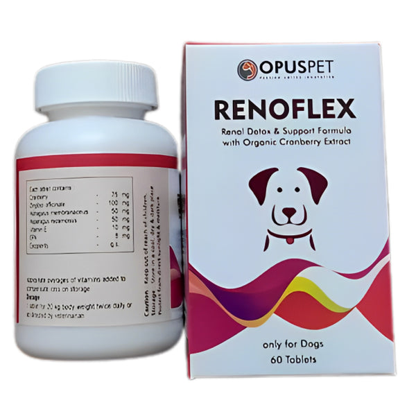 Opuspet Renoflex Tablet Hepato Renal Care for Dogs (60 Tab) Ingredients