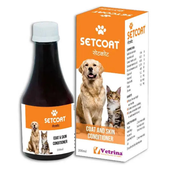 Vetrina Setcoat Conditioner for Dogs and Cats, 200ml