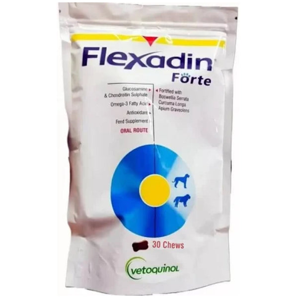Vetoquinol Flexadin Forte, 30 Chewable Tablet For Joint Support. Ingredients