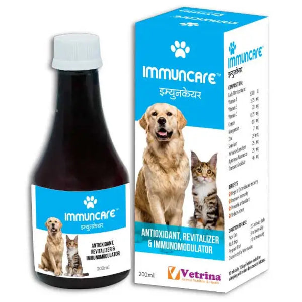 Vetrina Immuncare Syrup for Dogs and Cats, 200ml Ingredients