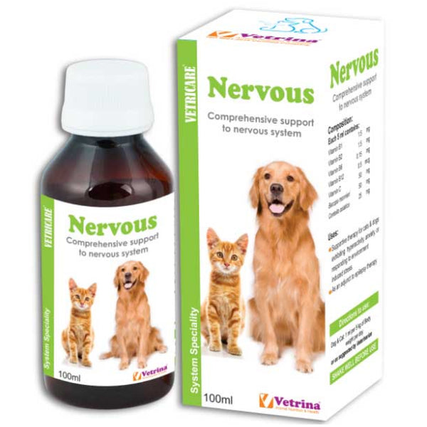 Vetrina Vetricare Nervous Syrup for Dogs and Cats, 100 ml Ingredients