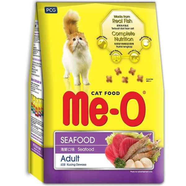 Me-O Seafood Adult Cat Dry Food Ingredients