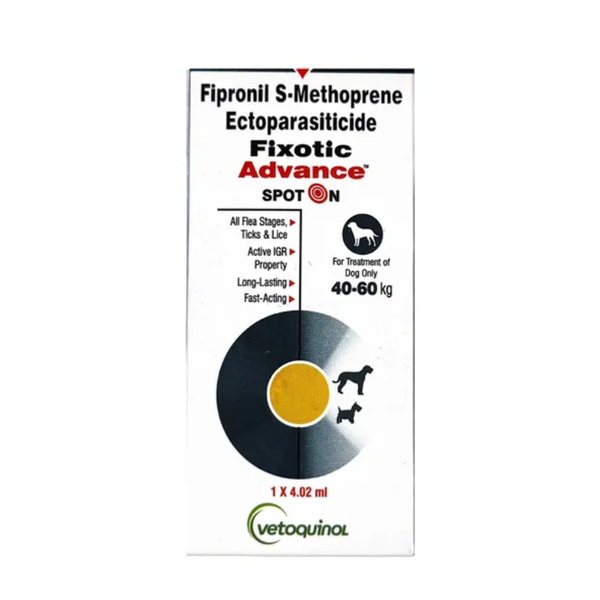 Vetoquinol Fixotic Advance Spot On 2.68 ml for Dogs 40-60 kg Ingredients
