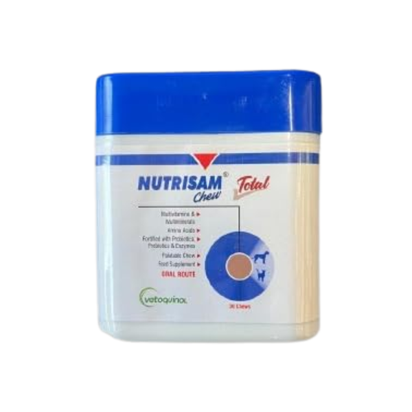 Vetoquinol Nutrisam 30 Chew for Dogs & Cats Ingredients
