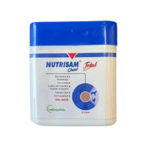 Vetoquinol Nutrisam 30 Chew Ingredients