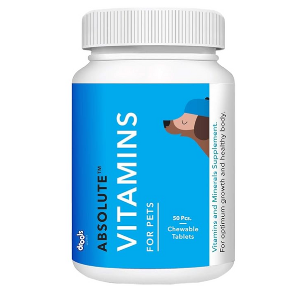 Drools Absolute Dog Supplement Tablet, Vitamin 175g 50 Pieces Jar Ingredients