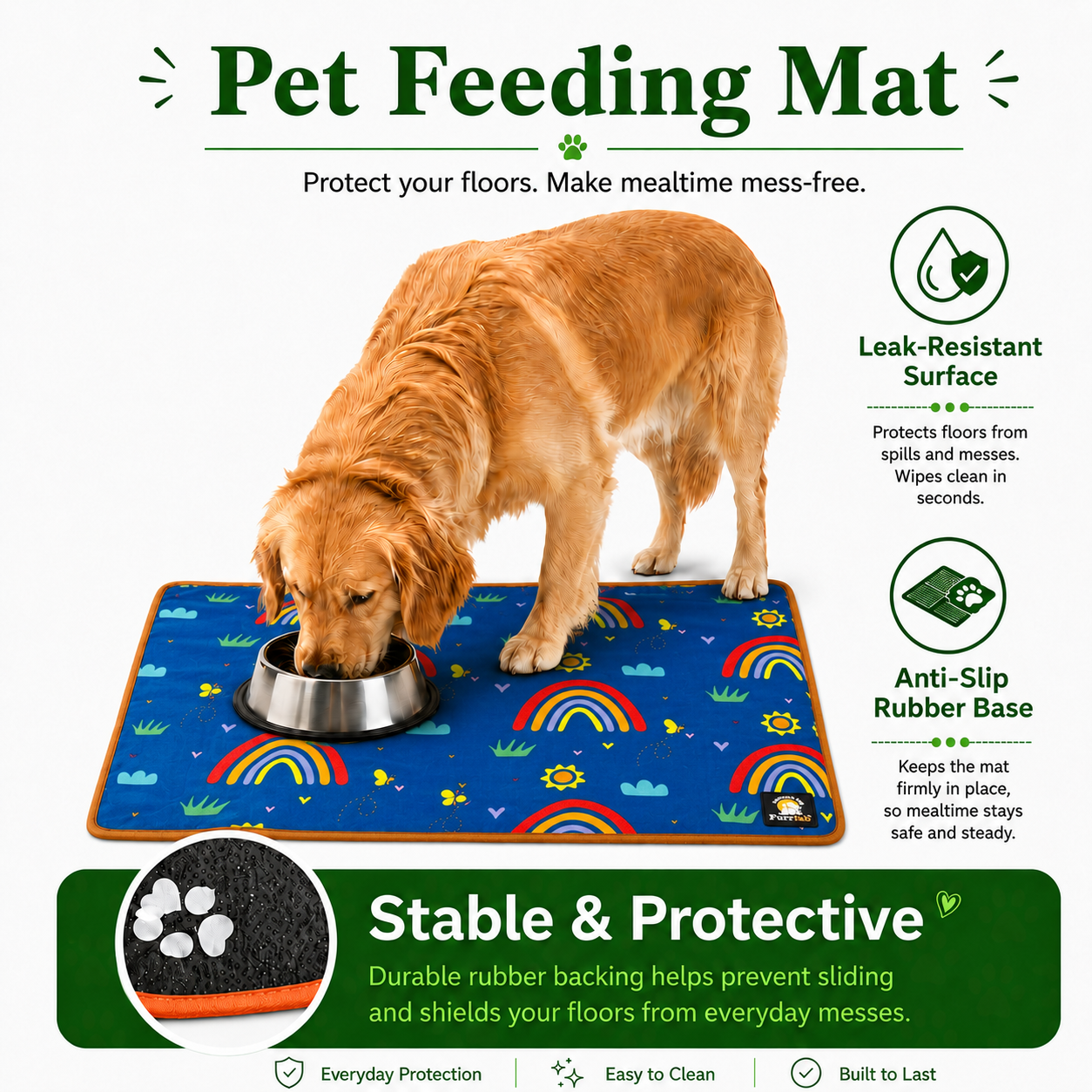 Rainbow mat