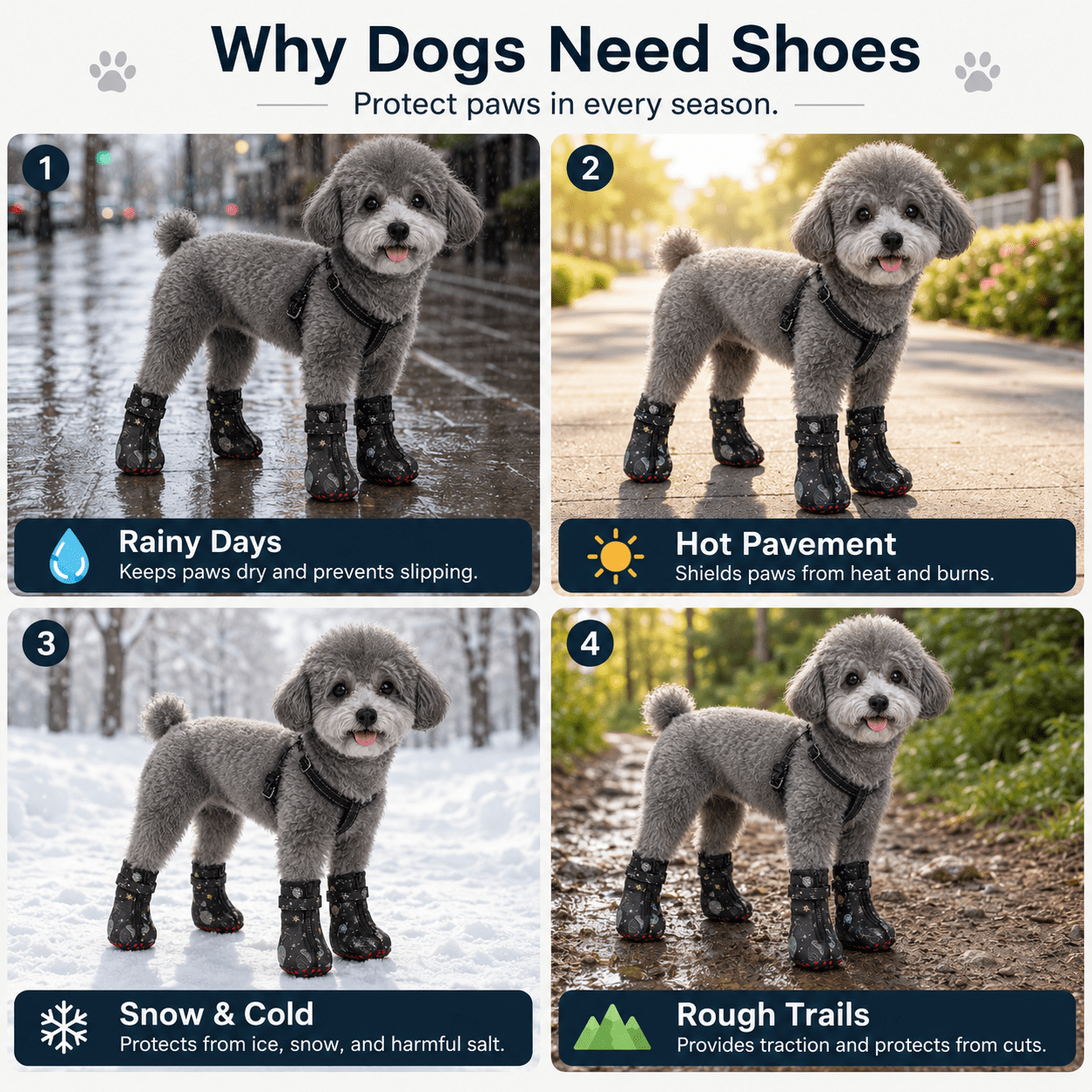 Furrfab Astro Paw Waterproof Dog Shoes - Image 3