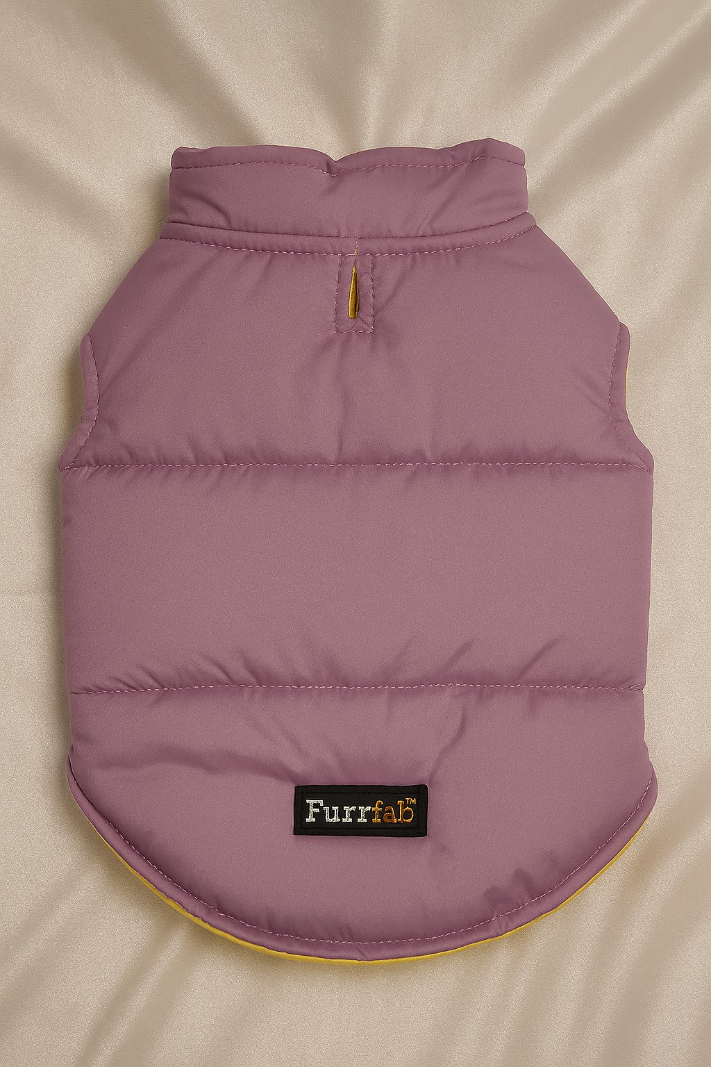 Furrfab Purple & Yellow Stylish Pet Jacket for Dogs - Image 2