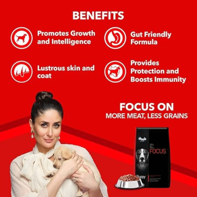 Drools Focus Puppy Super Premium Dry Dog Food, Chicken Flavor - Image 4