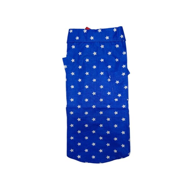 Furrfab Red Bow Navy Star Pop Shirt for Dogs - Image 3