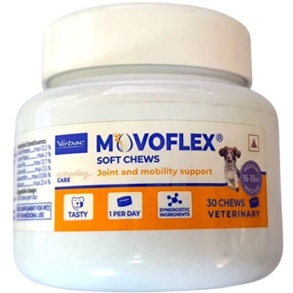 Virbac Movoflex Soft Chews for Medium Dogs (15-30 Kg), 30 Chews