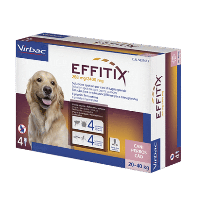 Virbac Effitix Anti-tick Medicine for Large Dogs (20-40 Kg)