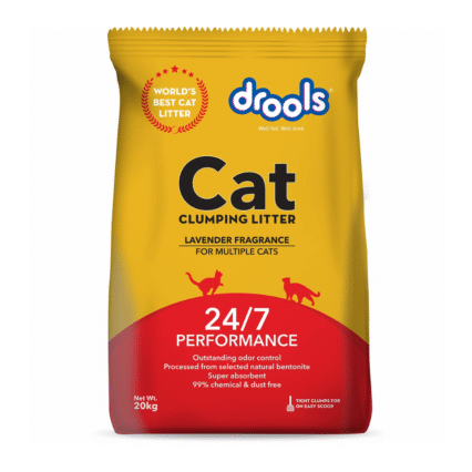 cat litter lavender
