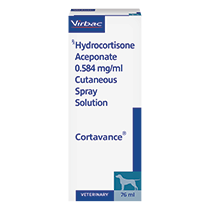 Virbac Cortavance Corticosteroid Spray for Dogs & Cats, 76ml
