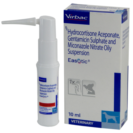 Virbac Easotic Otic Ear Topical Suspension for Dogs - 10 ml