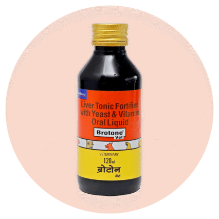 Virbac Brotone Yeast & Vit Liver Tonic Oral Liquid for Dog - 120 ml