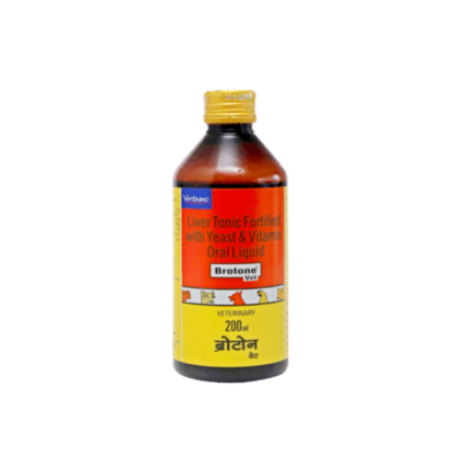 Virbac Brotone Yeast & Vit Liver Tonic Oral Liquid for Dog - 200 ml