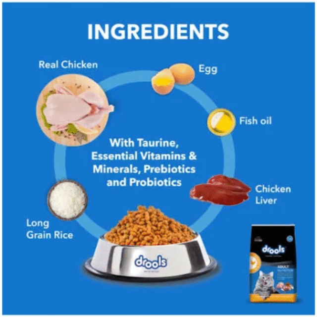 Drools Real Chicken Dry Food – For Cat 7Kg - Image 3