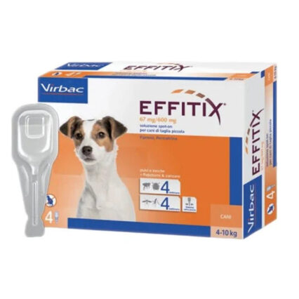 Virbac Effitix Anti-tick Medicine for Small Dogs (4-10 Kg)