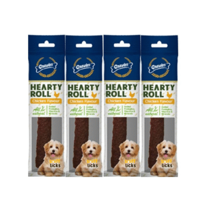 Gnawlers Hearty Roll Chicken Flavoured Dog Treats (9 inch)