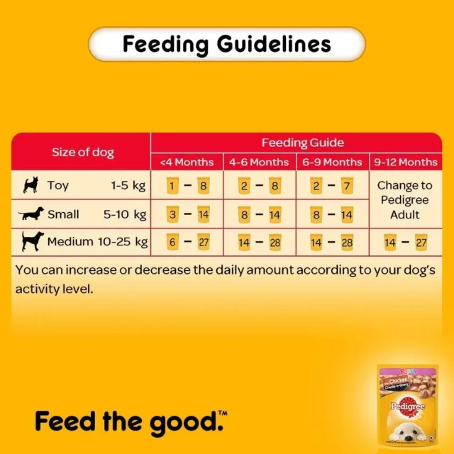 PEDIGREE Chicken Chunks Gravy Dog Food Pouch, 70g - Image 5