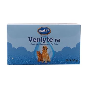Venkys Venlyte Pet Electrolyte Supplement for Dogs and Cats , 30g